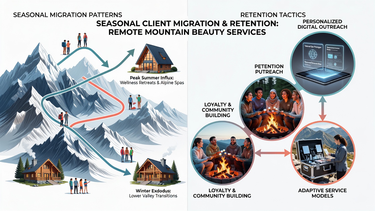 Seasonal Client Migration Patterns and Retention Tactics in Remote Mountain Beauty Services